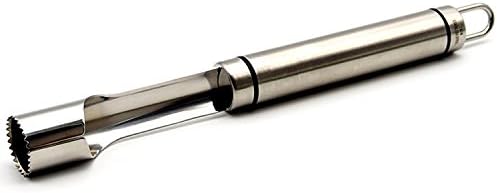 iYaYoo Stainless Steel Apple Corer Premier Kitchen Utensil for Coring Best Tool for Pear &amp; Other Fruits Core