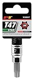 Performance Tool W38847 Star Bit Socket, 3/8-Inch