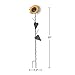 Y&K Decor 39-inch Metal Sunflower Garden Stake Decorative Lawn Stakes Sunflower Outdoor Yard Art Decor