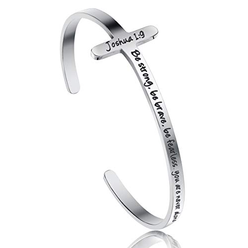 Inspirational Christian Gift Bracelet with Religious Bible Verse