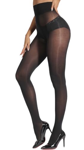 Photo 1 of ARMOROSE Indestructible Tights for Women, Rip Resistant Pantyhose, 40D Semi Sheer T-Crotch High Waist Strong Tights