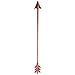 Rustic Red Metal Arrow Wall Decor