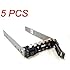 (5 Pack)2.5" SAS/SATA Hard Drive Tray Caddy for Dell G176J PowerEdge R710 T410 T610 T710 R815