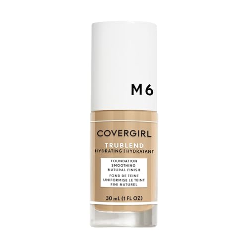 COVERGIRL truBlend Liquid Foundation Makeup Perfect Beige M6, 1 oz (packaging m…