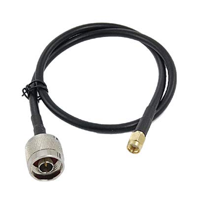 sourcing map N-Type Female to RP-SMA Male Connector Pigtail RG58 LMR195 Cable 50cm