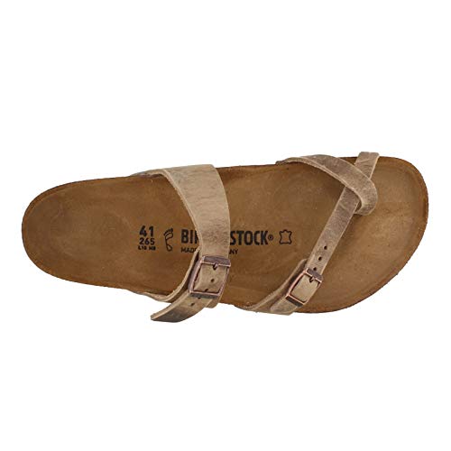 mayari birkenstock tobacco brown