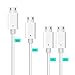 Micro USB Cable 4-Pack High Speed USB 2.0 A Male to Micro B Sync and Charge Cables Cords