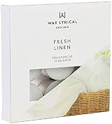 Wax Lyrical Fresh Linen Scented Tealight Candles, Box of 9, Silver view 6