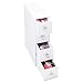 iDesign 4-Drawer Plastic Vanity Organizer, Compact Narrow Storage Organization Drawers Set for Cosmetics, Dental Supplies, Hair Care, Bathroom, Dorm, Desk, Countertop, Office, 2.75