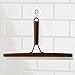 iDesign - 58871M2 Forma Metal Suction Squeegee with Storage Hook Shower, Window, and Mirror Accessory for Master, Guest, Kids' Bathroom Cleaning, 12