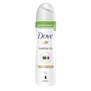 Dove-Anti-Perspirant-Spray-Compressed-Invisible-Dry-Deodorant-Spray-Pack-of-6-x-75-ml Dove Invisible Dry Compressed Antiperspirant Deodorant Spray Protects 48 Hours Against Body Odour and Underarm Wetness…