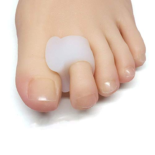 image for WeTest 4 Pack Toe Separators Gel Toe Spreader Straightener for Bunion 