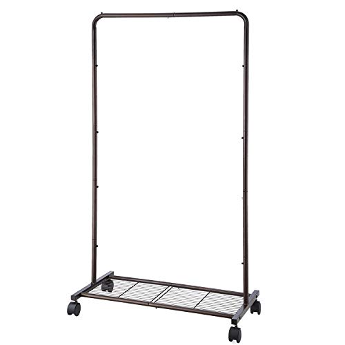 Simple Trending Standard Clothes Garment Rack, Clothing Rolling Rack