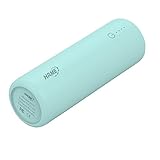 HAME Mini 5000mAh Lipstick-Sized Portable Power Bank For Cell Phone Compact External battery (Green)