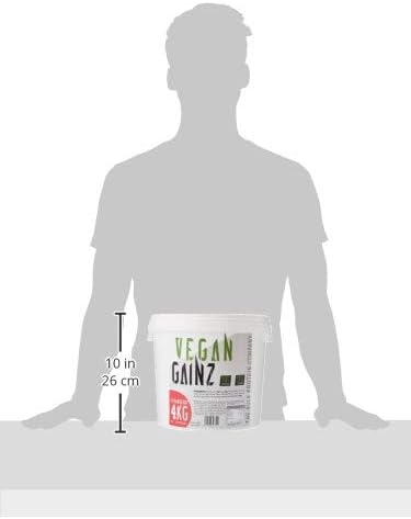 Vegan Gainz 4kg, Plant Based Protein Powder, Weight Gainer- 32 Servings & 30g Protein Per Serving - Image 3
