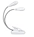 AVANTEK Bed Reading Light ,5 Level Brightness LED Clip On Lamp for Kid Book Reading, Kindle (Rechargeable)