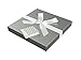EndlessArtUS Gift Box Sienna 9x9x9 Pop up in Seconds Comes with Decorative Ribbon Mounted on The lid A Gift Tag and Tissue Paper - No Glue or Tape Required