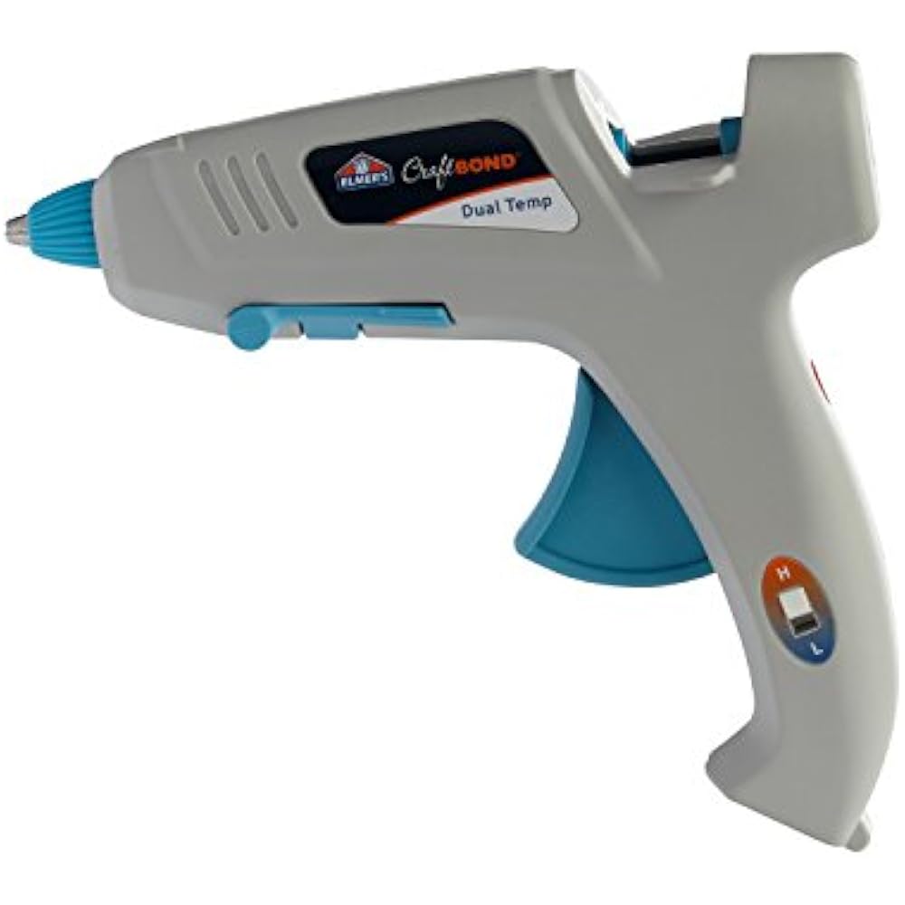 Elmer&39s Craft Bond Dual Temp Cordless Hot Glue Gun, 60W (E6052