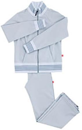 Amazon Co Jp シェイプスーツ サーモゲティア 女性用 トラックトップ ホワイト グレイ Sサイズ 身長154cm 162cm ドラッグストア