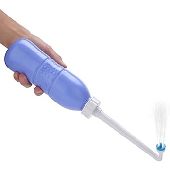 TENZEPS Portable Bidet 600 ml Travel Bidet Plastic EVA Bottle Personal Hygiene Bidets Cleaning Device