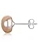 3 Pairs Womens's 925 Silver Freshwater Cultured Stud Pearl Earrings