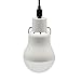 Portable 15W 130LM Solar Powered Led Bulb Light Outdoor Solar Energy Lamp Lighting for Hiking Fishing Camping Tent White
