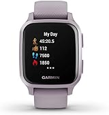 Garmin Venu Sq GPS Smartwatch Bright Touchscreen Orchid Purple Up to 6 Days view 2