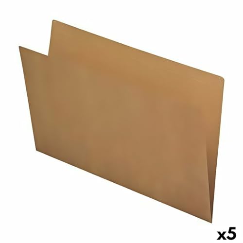 FADE Set de Subcarpetas Kraft Eco Marrón A4 50 Piezas (5 Unidades)