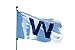 Time Roaming 3x5 Ft Chicago Wrigley Field W Win Polyester Flag with Brass Grommets