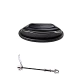 Gugou Steel Quick Release Skewer and Front Wheel Riser Block for Indoor Bike Trainerndoor Bicycle Trainers
