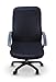 Cover - For Office Computer Desk Chairs - Solid Black - Chair Slipcover - Removable & Washable - Made In America - The Chirt