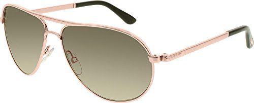 Tom Ford Men FT0144 MARKO Rose Gold/Grey Sunglasses 58mm