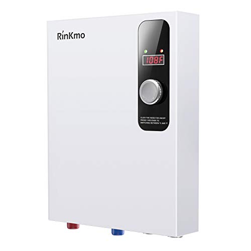 Rinkmo Electric Tankless Water Heater 24KW 240V Instant On Demand