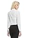 E.JAN1ST Women's Long Sleeve Shirt Tie Bow Neck Button End Slim Fit Chiffon Blouse, White, TagsizeXXL=Ussize6-8