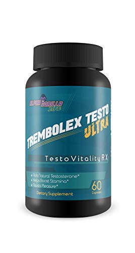 Trembolex Testo Ultra - Testo Vitality - Rx Free - Alpha Male Drive Booster - Feel Youthful Drive and Energy - Stamina - Strength - Get Pumped