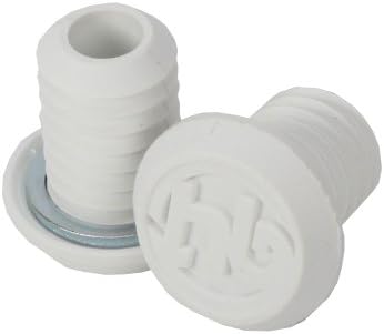 Hoffman Bikes Nylon Bar Ends, White
