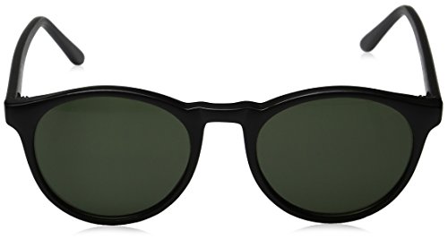 A.J. Morgan Grad School Round Sunglasses, Matte Black, 48 mm