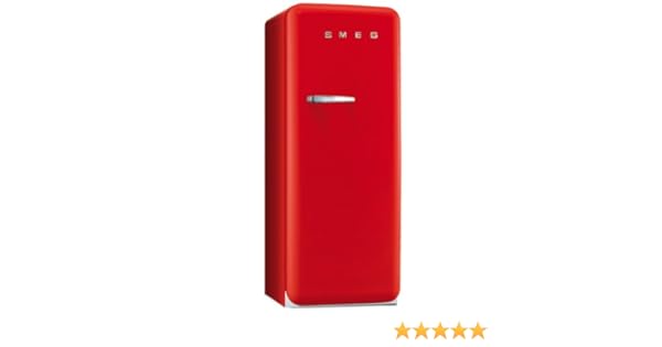 Smeg FAB28RR1 - Nevera combi (Independiente, Rojo, Derecho, 222L ...