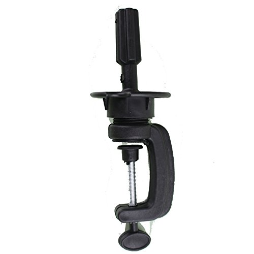 Dreambeauty Black Wig Stand Clamp Manikin Head Wig Holder Clamp for Wig