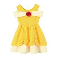 Cotton Baby Girl Clothes Summer Little Princess Toddler Kids Party Tutu Dresses (C4 Size 3)