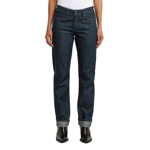 G-Star Women's Lennoxx Slim Straight Wmn, Colour Blue, Size: Waist 26, Inseam 32