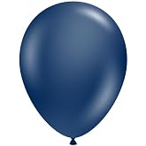 5" Pearl Metallic Midnight Blue Tuftex Brandlatex Balloon 50 Count