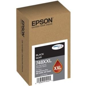 Epson 748 DURABrite Pro Extra High Capacity Black Ink Cartridge, 10000 Yield (T748XXL120)