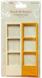 Bulk Buy: Trimcraft Paper Crafts (4-Pack) Back To Basics Bright Spark Chipboard Frames DCCB002