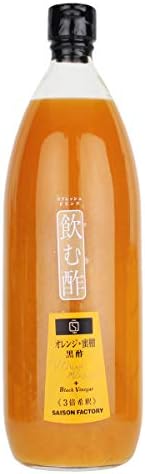 Amazon 飲む酢 オレンジ 蜜柑黒酢 1000ml セゾンファクトリー お酢飲料 通販