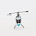 WL 4CH 2.4GHz Mini Radio Single Propeller RC Helicopter Gyro V911 RTF White&Blue