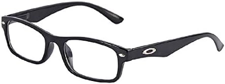 Partap Optical Power Reading glasses with Full Plastic Frame +1.0, To +4.0 Power, (Black)