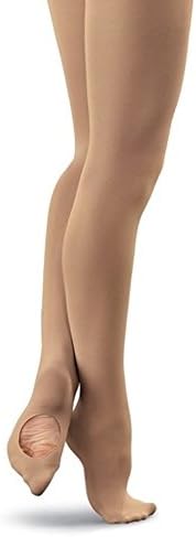 Grace Convertible Dance Tights (Child Small, Suntan)