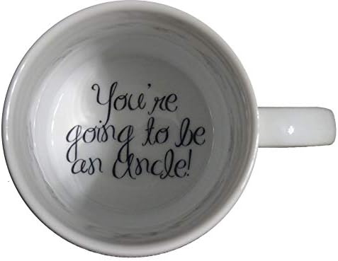 topmugYou're Going to be an Uncle Coffee Mug, Pregnancy Announcement, pregnancy reveal, Bottom, hidden message, secret message, We're Pregnant
