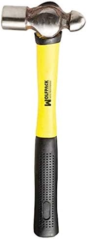 Wolfpack 2360514 - Ball Hammer 500 g Fibre Glass Handle, Cranberry